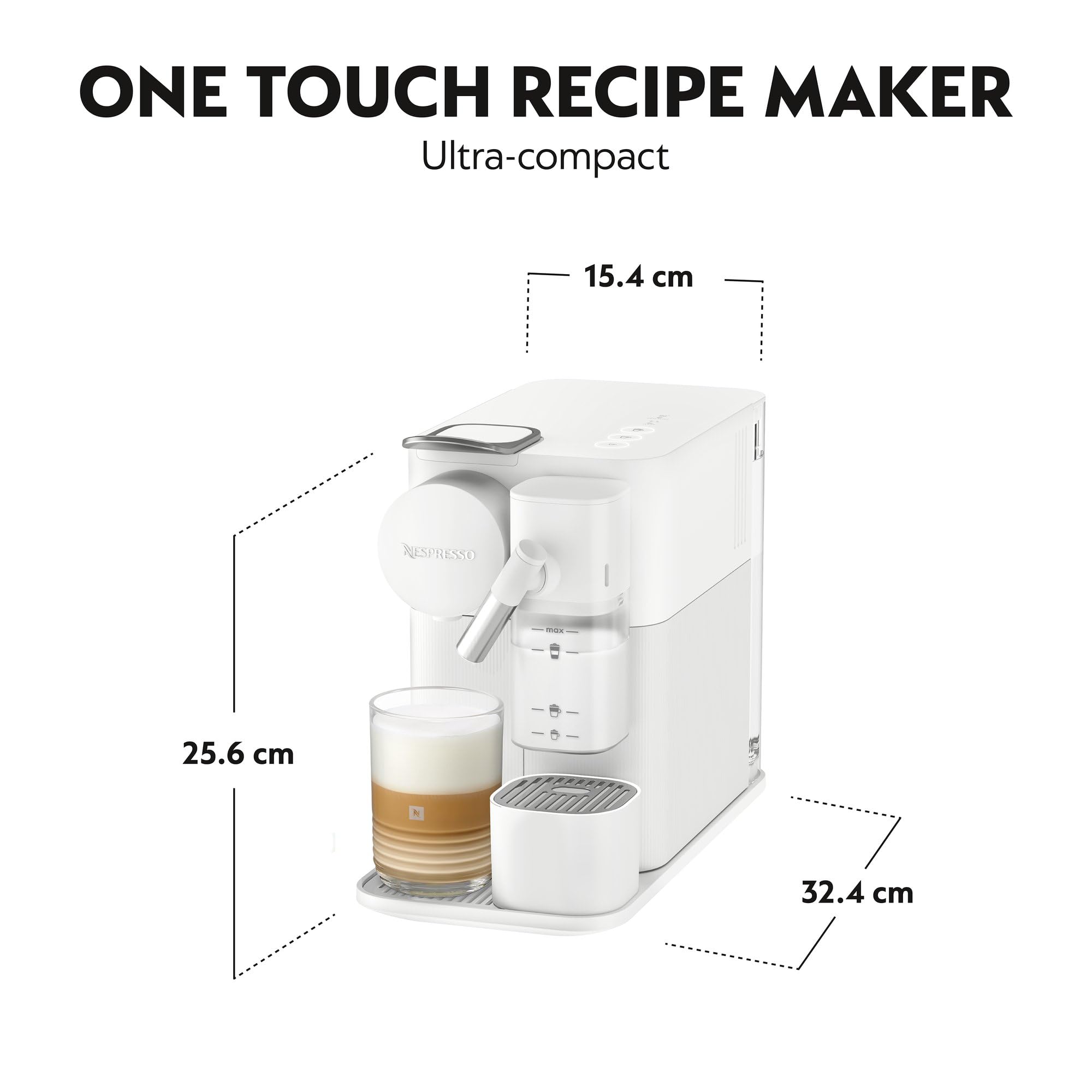 Nespresso Lattissima One Coffee Machine, White, F111-ME-WH-NE: Buy